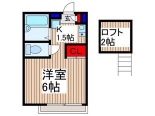 小手指第1レジデンスの物件間取画像